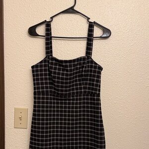 Black & white plaid Hollister Dress